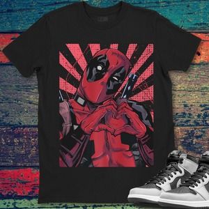 Marvel Deadpool Closed Hand Heart Unisex Gift T-Shirt Shirt Gift For Men Women